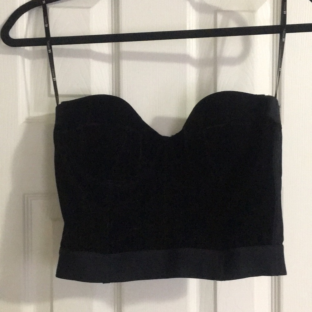 Black Velvet Corset - Picture 2 of 3
